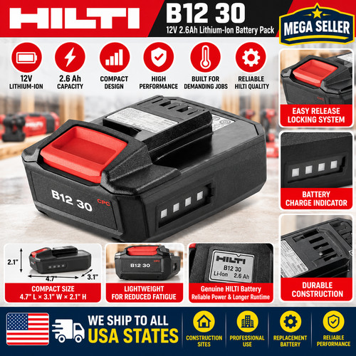 Hilti b12 12v 2 6ah - b12/2.6,
